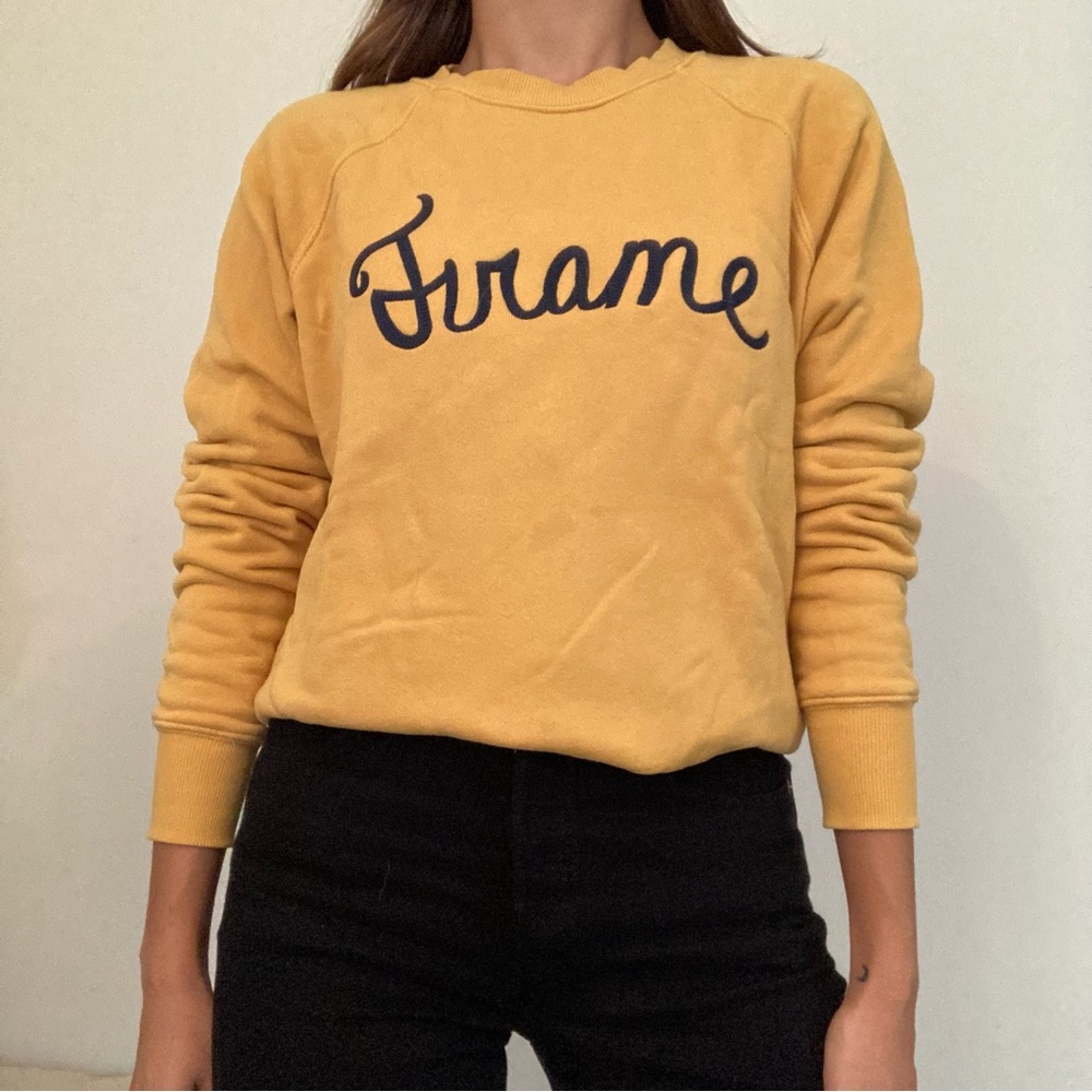 Frame Old School Embroidered Sweatshirt - Picture 4 of 5
